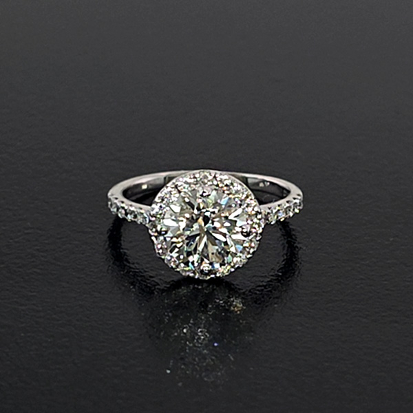 實驗室鑽石圓鑽女戒2克拉D.vs1 