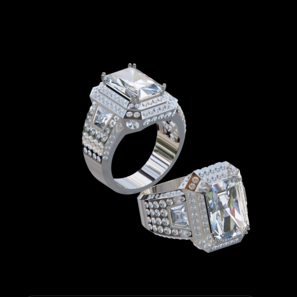 實驗室鑽石雷帝恩男戒7克拉 