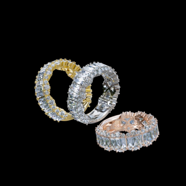 實驗室鑽石 男女戒指T鑽+元鑽4克拉 