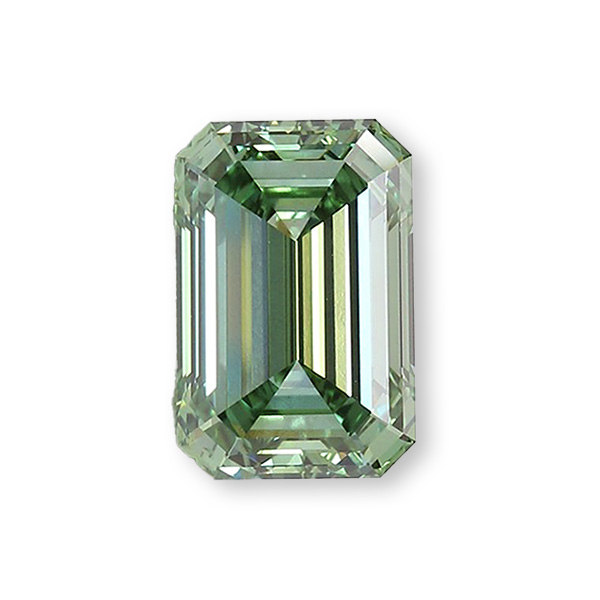 實驗室綠彩鑽祖母綠形裸石7克拉 