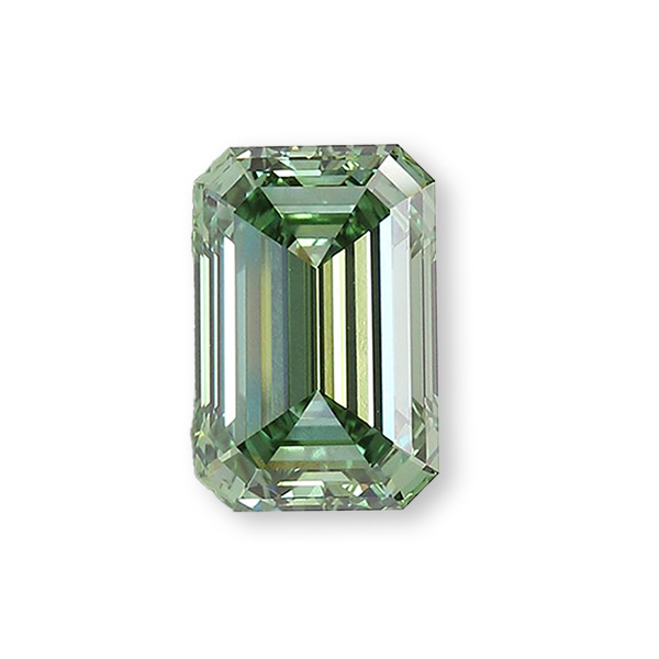 實驗室綠彩鑽祖母綠形裸石5克拉 