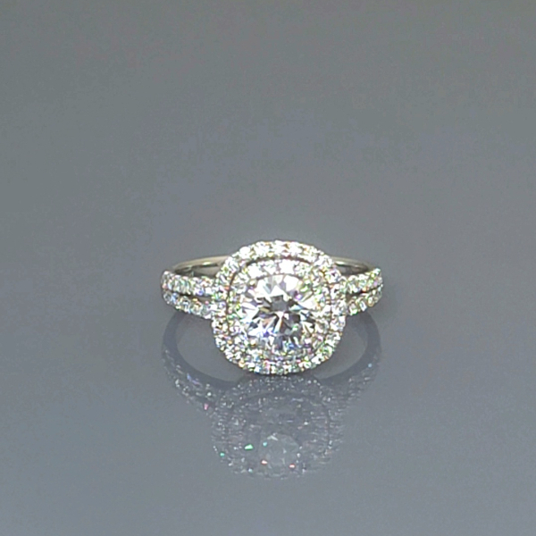 實驗室鑽石圓鑽女戒1克拉D.vs1 