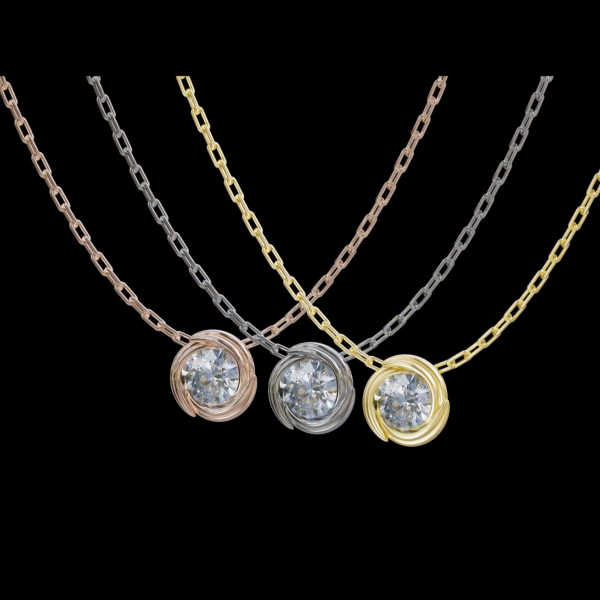 實驗室鑽石鑽石圓形墜子20分.30分.50分(三規格三顏色可選). 