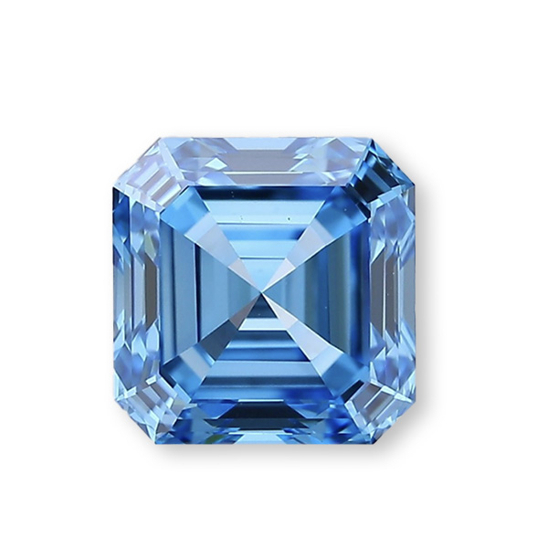 實驗室藍彩鑽阿斯切形裸石10克拉 