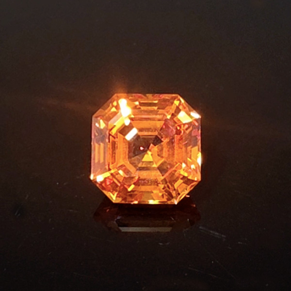 實驗室黃寶石裸石6克拉 