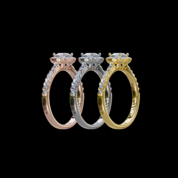 實驗室鑽石女戒 