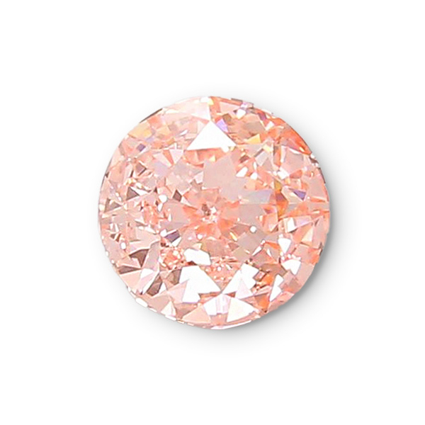實驗室粉紅彩鑽圓形裸石5克拉 