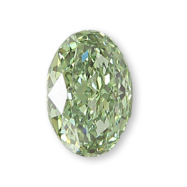 實驗室綠彩鑽橢圓形裸石10克拉 