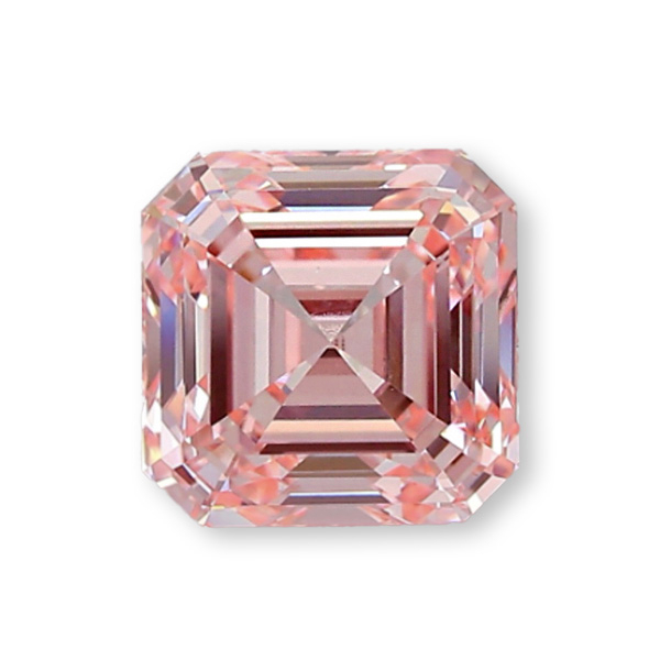 實驗室粉紅彩鑽阿斯切形裸石10克拉 