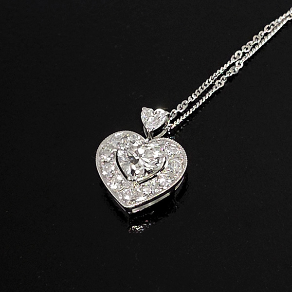 實驗室鑽石心形墜子1克拉D.vs1 