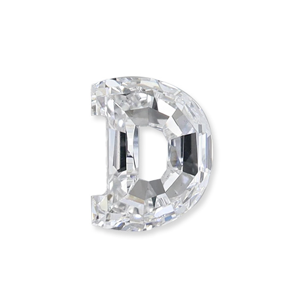 實驗室鑽石字母D(客製化商品) 