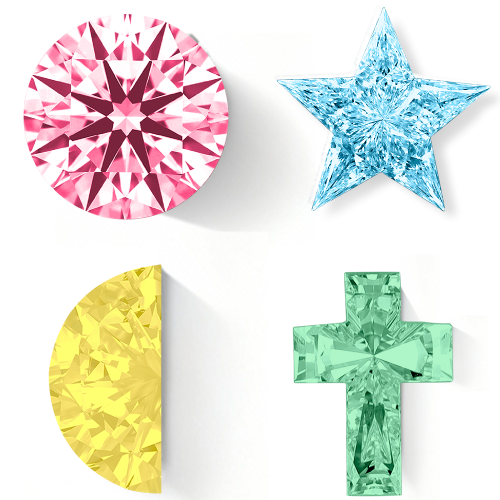 彩鑽..圓形.星星.半月.十字